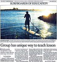 Group has unique way to teach lesson. Article in Contra Costa Times, March 2007
